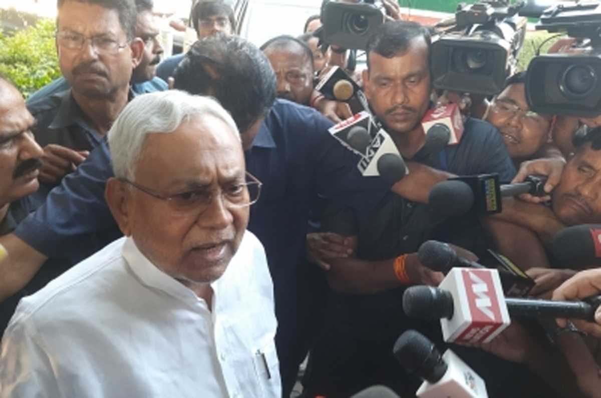 देश को तबाह करने की कोशिश कर रही भाजपा : नीतीश कुमार